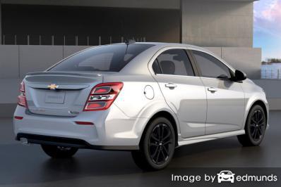 Insurance quote for Chevy Sonic in Durham