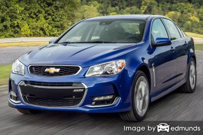 Insurance rates Chevy SS in Durham