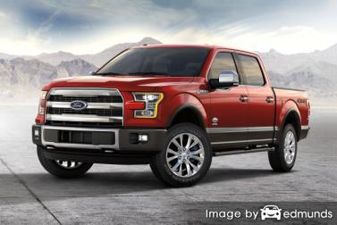 Insurance rates Ford F-150 in Durham