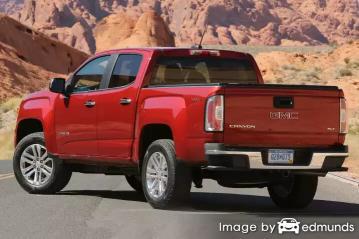 Insurance quote for GMC Canyon in Durham