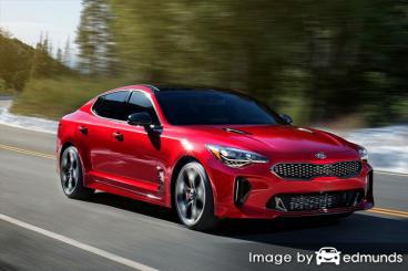 Insurance rates Kia Stinger in Durham