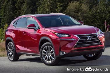 Insurance rates Lexus NX 300h in Durham