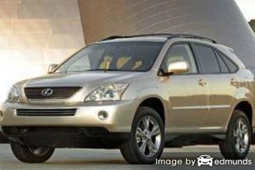 Insurance rates Lexus RX 400h in Durham