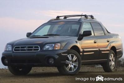 Insurance rates Subaru Baja in Durham