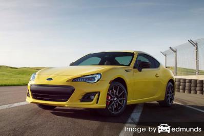 Insurance rates Subaru BRZ in Durham