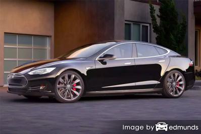 Insurance quote for Tesla Model S in Durham