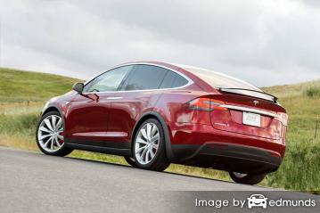 Insurance quote for Tesla Model X in Durham