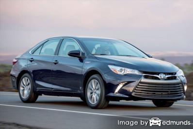 Insurance rates Toyota Camry Hybrid in Durham