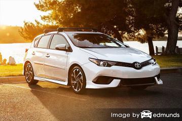 Discount Toyota Corolla iM insurance