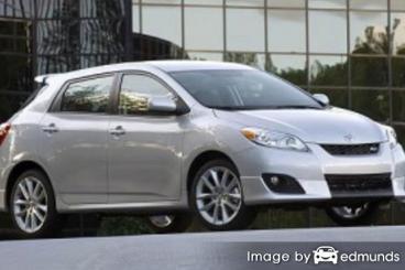 Insurance rates Toyota Matrix in Durham