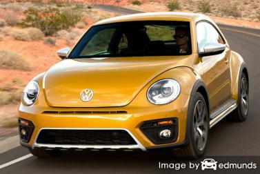 Insurance rates Volkswagen Beetle in Durham