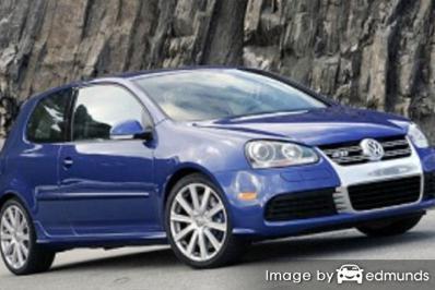 Insurance rates Volkswagen R32 in Durham