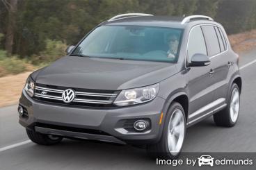 Insurance rates Volkswagen Tiguan in Durham